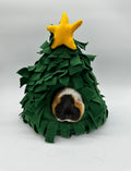 Christmas tree cuddle cubby | Guinea pig Christmas tree| Guinea pig holiday bed | Snuggle bed | Small animal bed