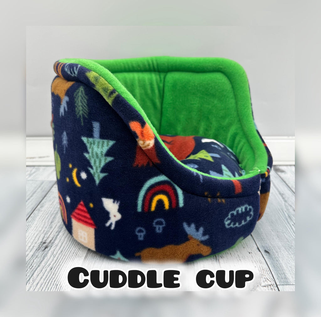 Guinea Pig Cuddle cup | Guinea pig bed | Guinea pig sleep | Guinea pig fleece bed