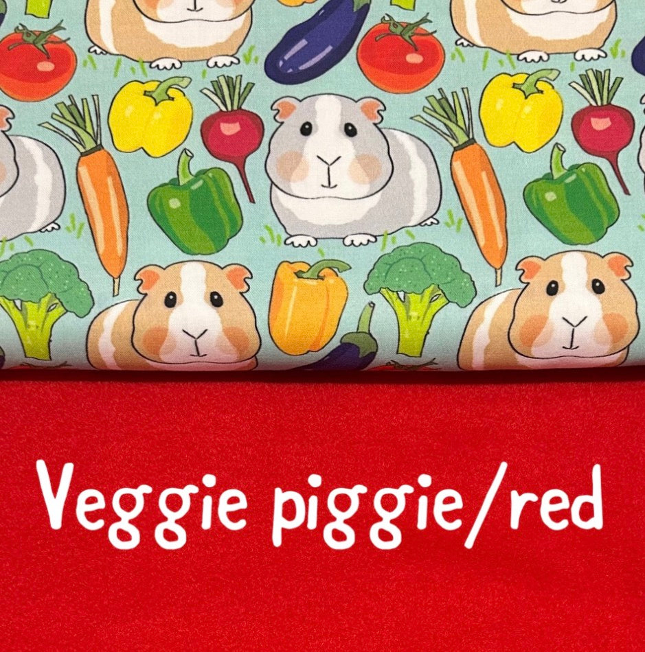 Guinea Pig Cuddle Cube: Cotton & Fleece Hideout Bed