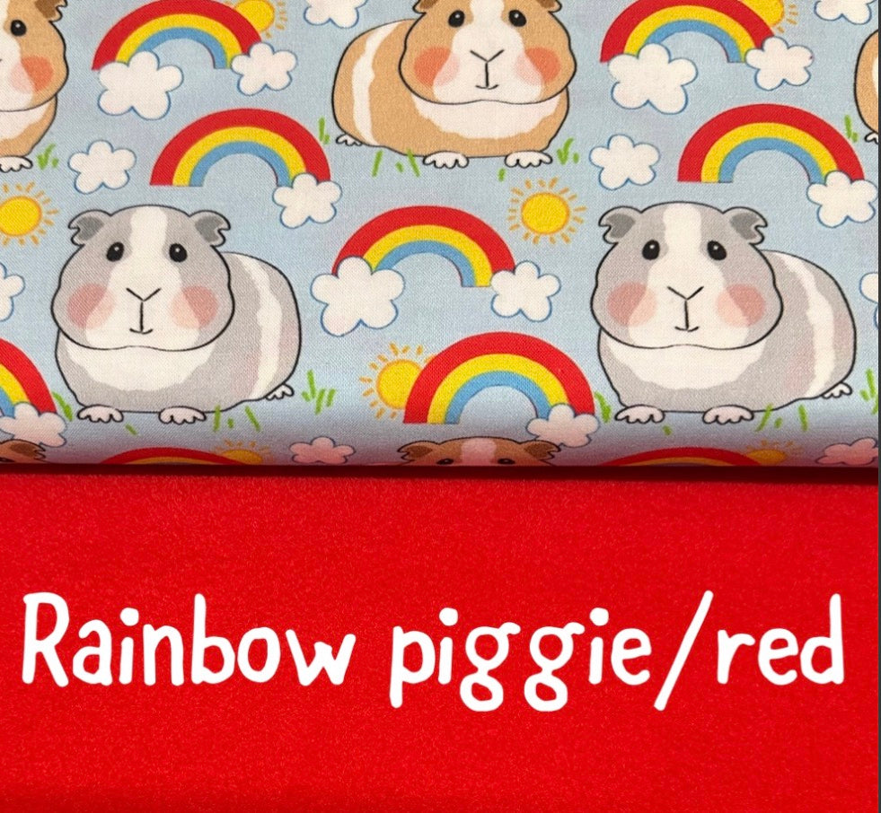 Guinea Pig Cuddle Cube: Cotton & Fleece Hideout Bed