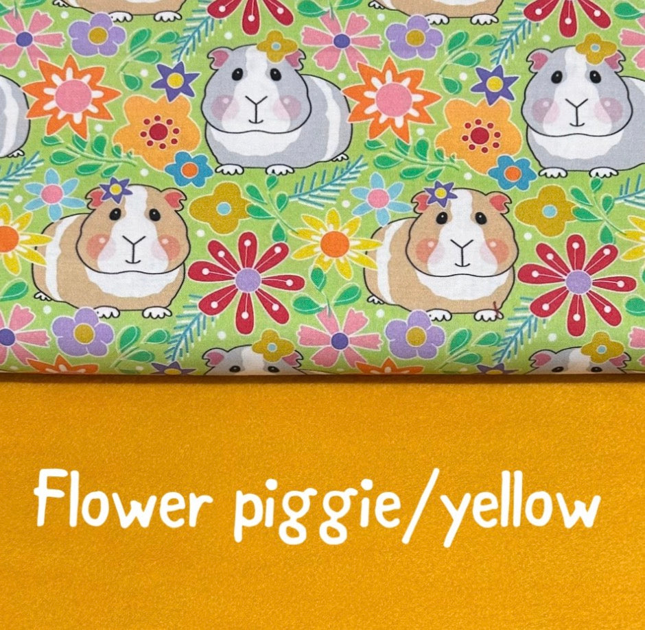 Guinea Pig Cuddle Cube: Cotton & Fleece Hideout Bed