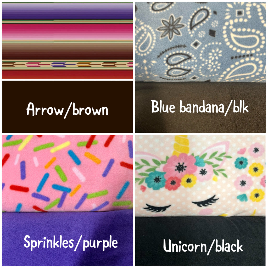 Corner cuddle cubby double entrance | Fleece corner bed  | Guinea pig corner bed  | Small animal fleece bed