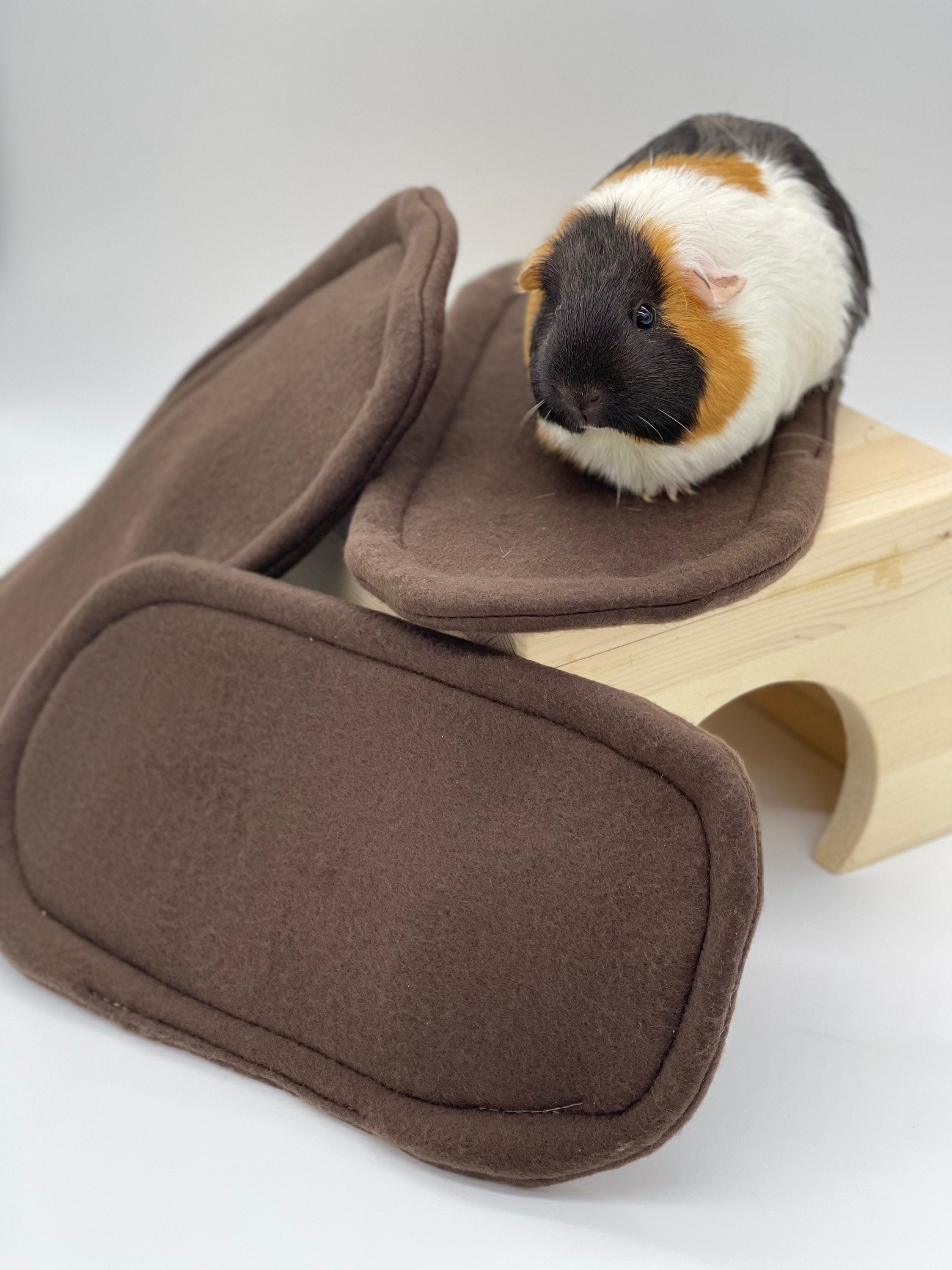 Guinea pig poop shaped potty pad | Double uhaul potty pad | Pee pad | Guinea pig fleece uhaul potty pad